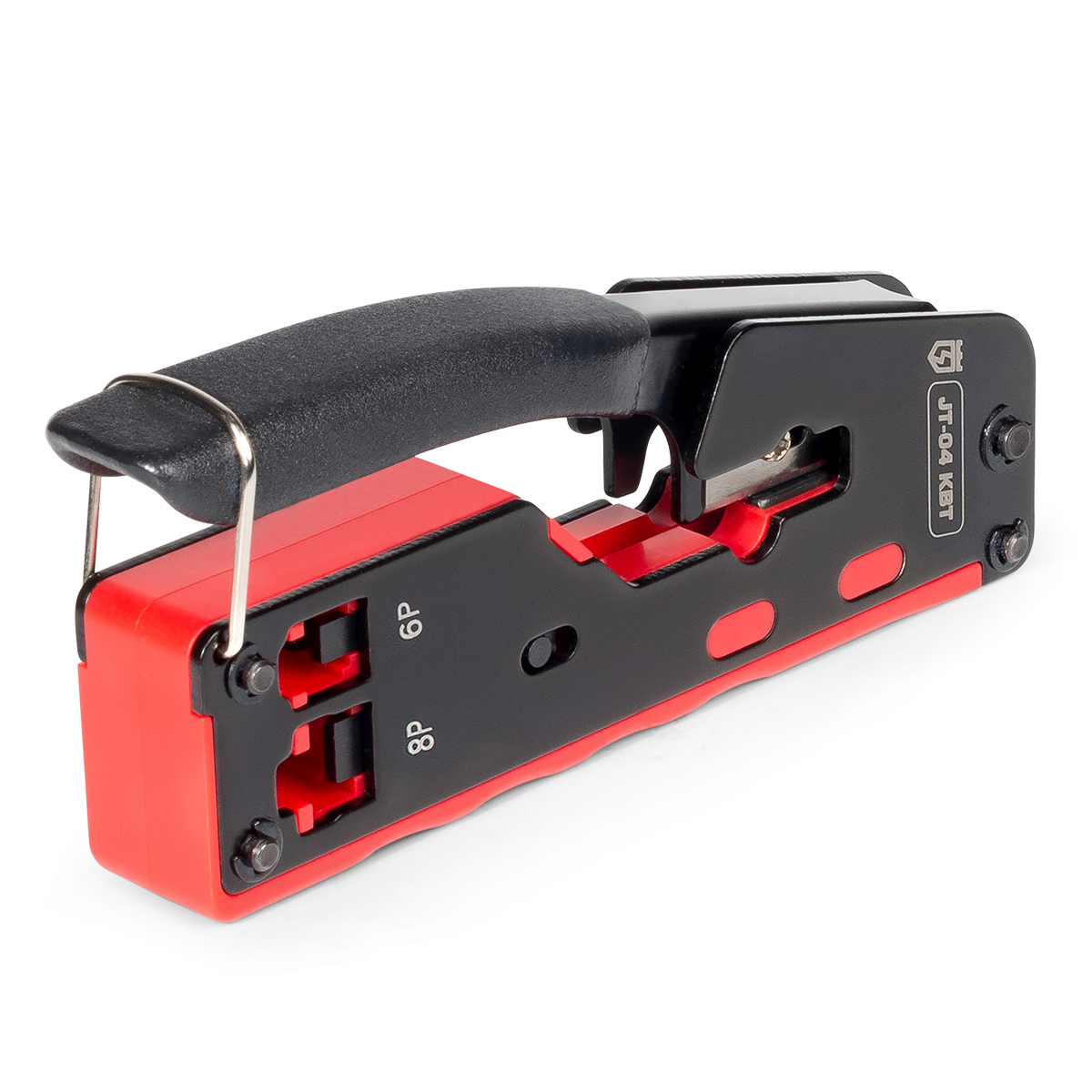 Пресс-клещи КВТ для RJ разъемов JT-04 серия ПРОФИ (кримпер) для разъемов RJ-45, RJ-12, RJ-11