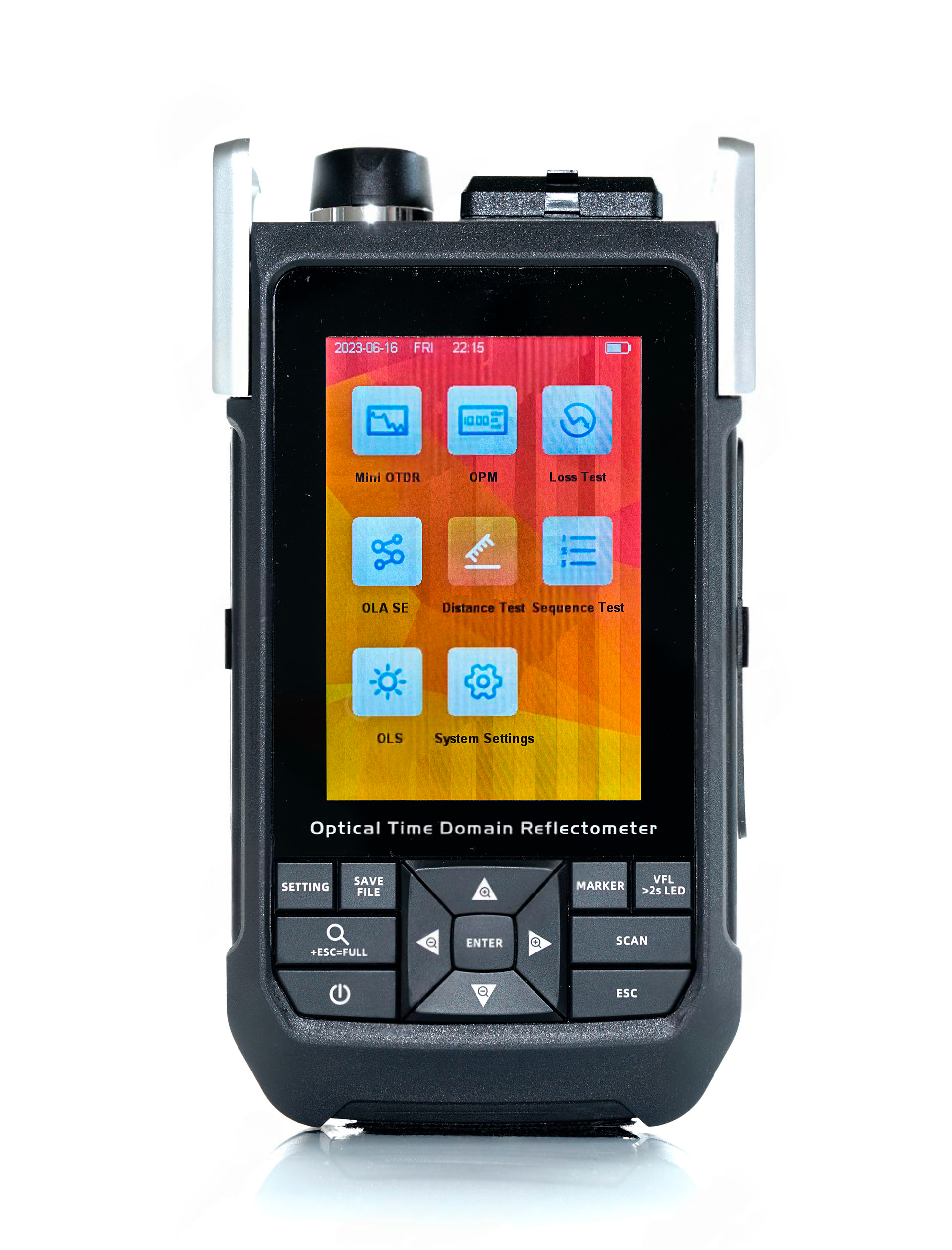 Оптический рефлектометр KIWI-7311 (MM. 1300/850нм, 20/24dB, VFL+OPM, кабельный тестер, фонарь)